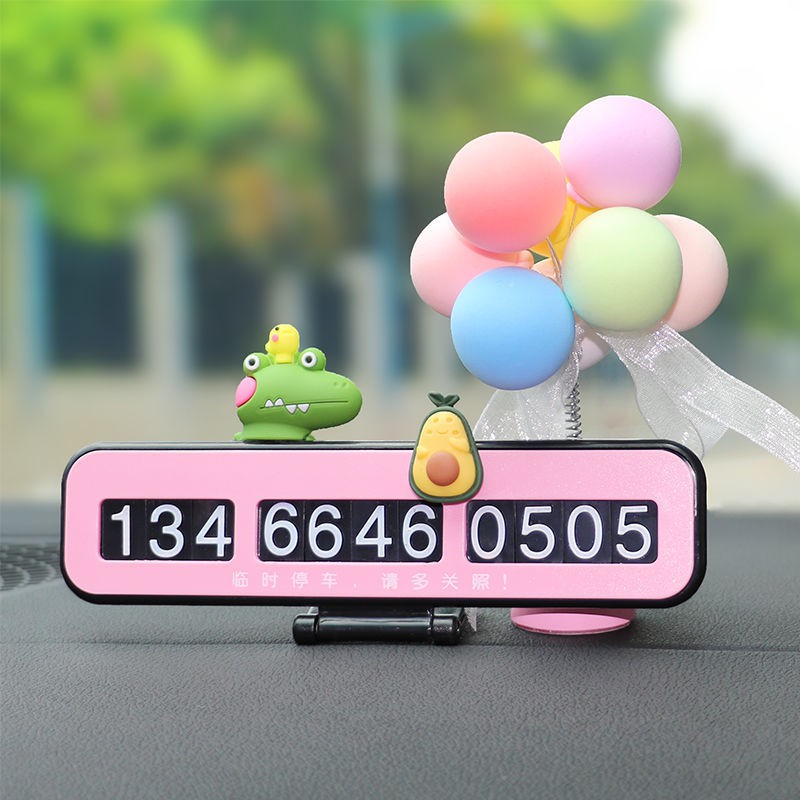 thẻ số điện thoại ô tô phim hoạt hình dễ thương sáng tạo