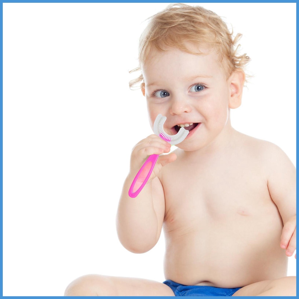Bàn Chải Đánh Răng Hình Chữ U Cho Bé Từ 2 Đến 4 5 Đến 12 360 Độ