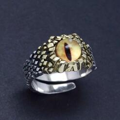 Nhẫn Kim Loại Hình Mắt Đỏ Phong Cách Punk Mới 2022 Làm Quà Tặng Sinh Nhật Cho Nam