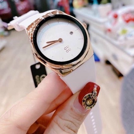 (Thẻ bảo hành 12 tháng)  Đồng hồ nữ  dây SILICON  bóng mềm, khóa thông mình - Dongho.2021 | BigBuy360 - bigbuy360.vn