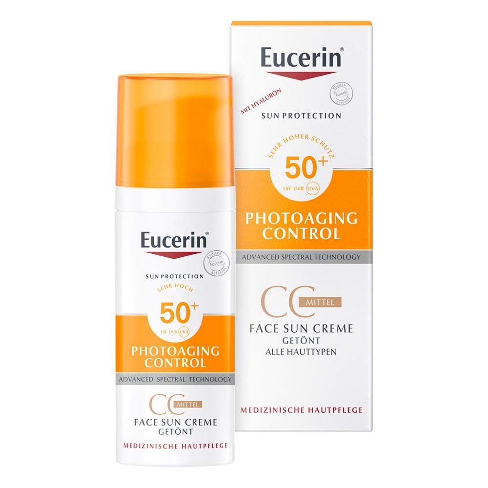 Eucerin Photoaging Control Sun Tinted CC Cream SPF 50+ 50ml Kem chống nắng có màu thích hợp cho mọi loại da- Mã 69776