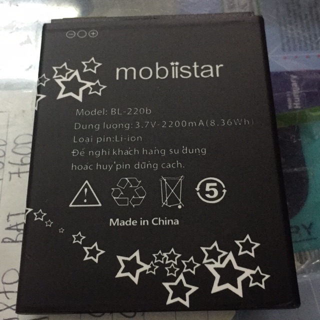 Pin mobistar BL-220b dùng cho lai yuna