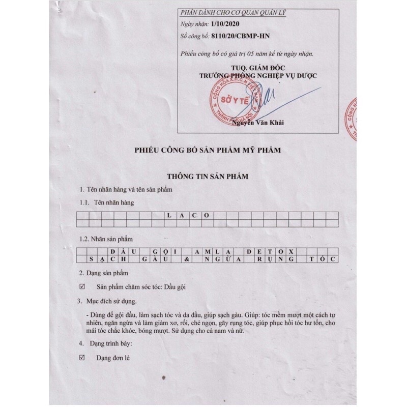 Dầu Gội Phủ Bạc Laco Black hair, dầu gội thảo dược giúp tóc đen tự tin sau 9 phút