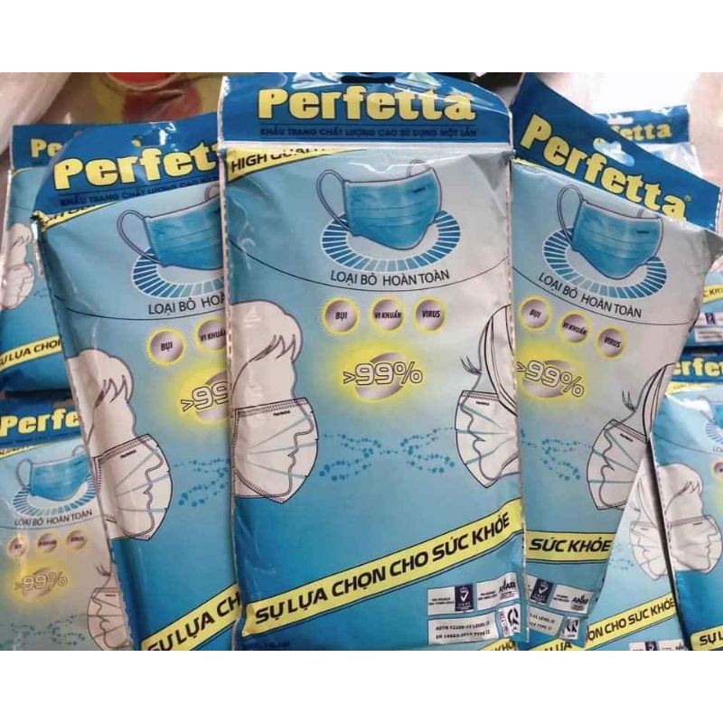 Khẩu trang Perfetta 3 lớp