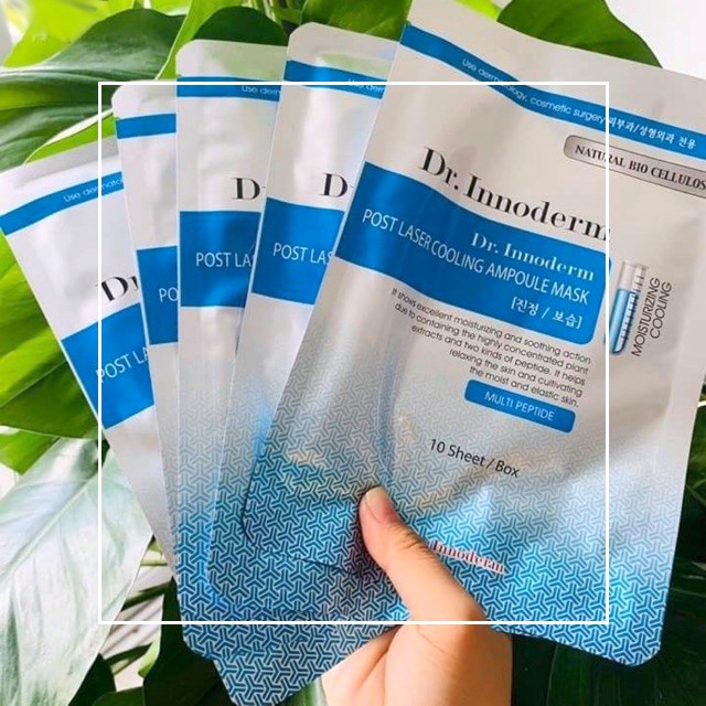 MẶT NẠ DƯỠNG DA DR INNODERM [ 1 HỘP/ 10 MIẾNG ]