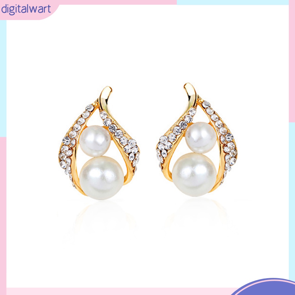 Set Trang Sức Đính Ngọc Trai Nhân Tạo Sang Trọng Thanh Lịch Dành Cho Nữ