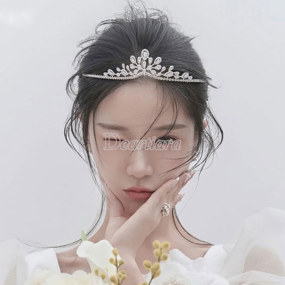 Vương Miện Thiết Kế Đơn Giản Thời Trang Cho Cô Dâu