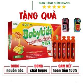 Siro yến sào Babykids ăn ngủ ngon Dinh dưỡng toàn diện cho bé