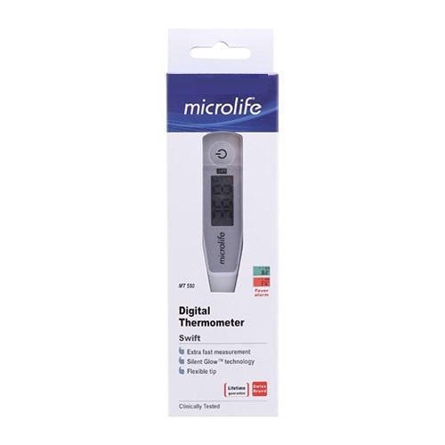 (Giao hỏa tốc 30p) Nhiệt kế điện tử kẹp nách Microlife MT550 - 10 giây ra kết quả