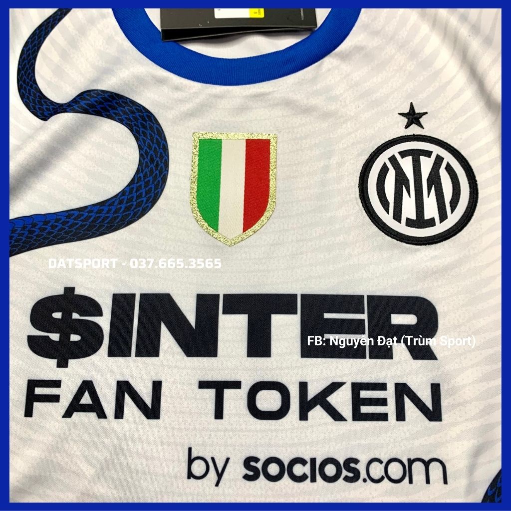 Áo Intermilan Sân Khách 2021/22⚡FREESHIP⚡Bộ Quần Áo Bóng Đá CLB Inter Milan Trắng Xanh Hàng Gai Thái Cao Cấp Siêu Nhẹ