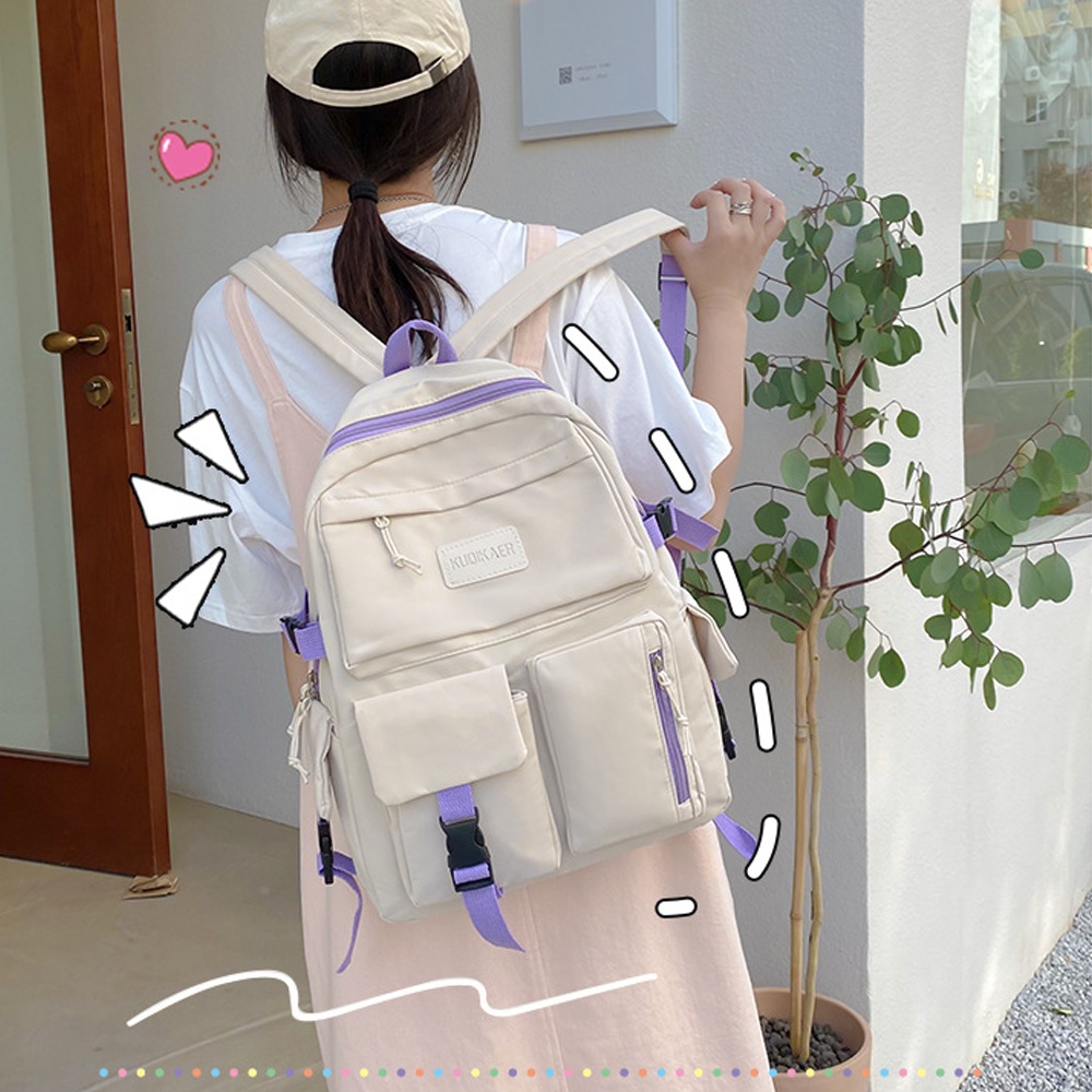 Balo Ulzzang Cao Cấp Đựng Sách Vở  Đi Học Đi Chơi Phong Cách Thời Trang Cho Học Sinh Sinh Viên