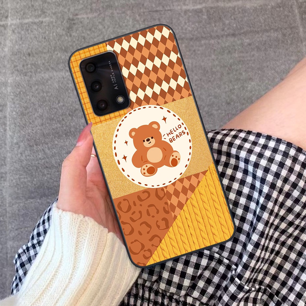 Ốp lưng Oppo A95 happy day, gấu bear dễ thương - BỀN - ĐẸP -BAO GIÁ TOÀN THỊ TRƯỜNG