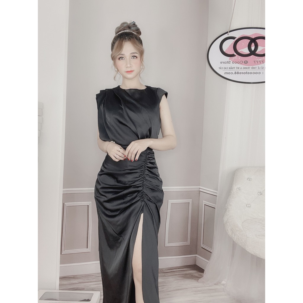 [SIÊU SALE] Đầm lụa dự tiệc thiết kế cao cấp phong cách sang trọng, True Store đảm bảo | BigBuy360 - bigbuy360.vn