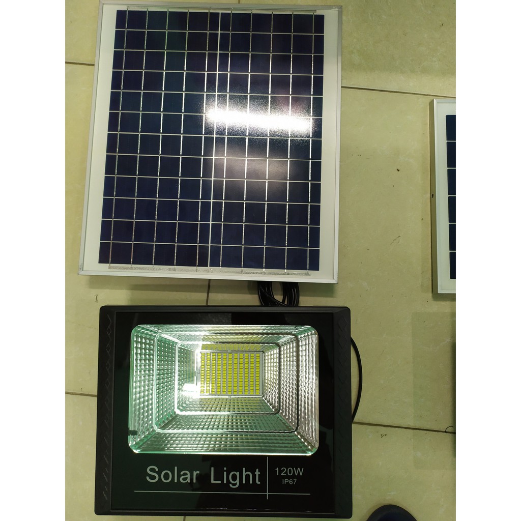 Đèn Năng Lượng Mặt Trời 120W, Solar Light 120W - Đèn đường công suất cao