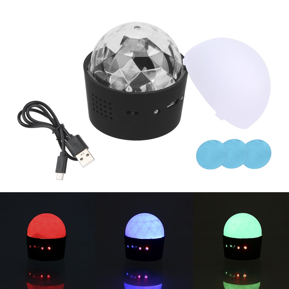 Đèn Led Chiếu Trần Xe Ô Tô Cảm Biến Theo Nhạc, Điều Khiển Bằng Giọng Nói