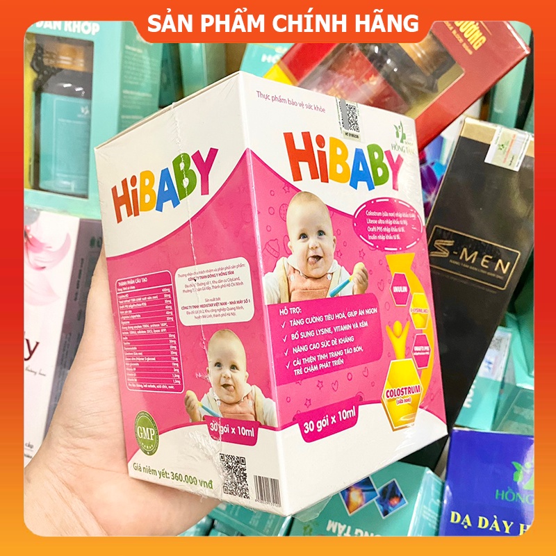 [Chính hãng] Siro Hibaby giúp trẻ ăn ngon cải thiện hệ tiêu hóa Hồng Tâm - Đông Y Hồng Tâm