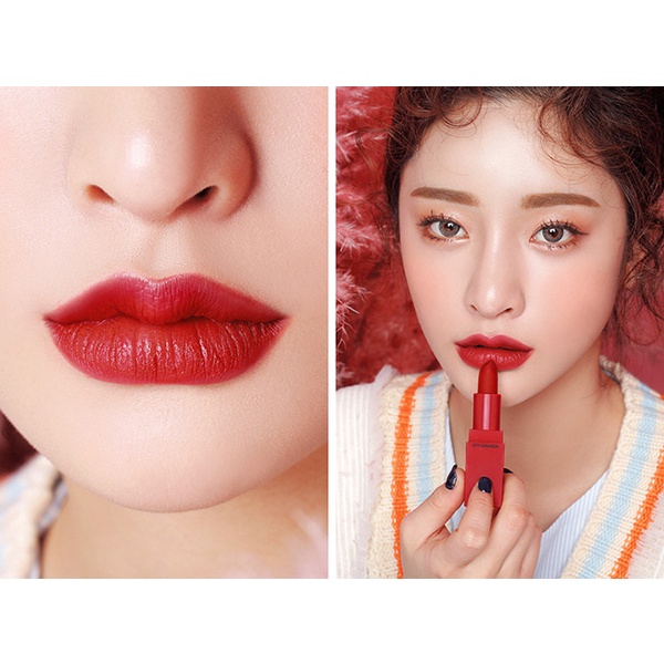 Son thỏi lì mịn như nhung 3.CE Red Recipe Matte Lip Color Cho Đôi Môi Quyến Rũ - CHÍNH HÃNG HONGS BEAUTY