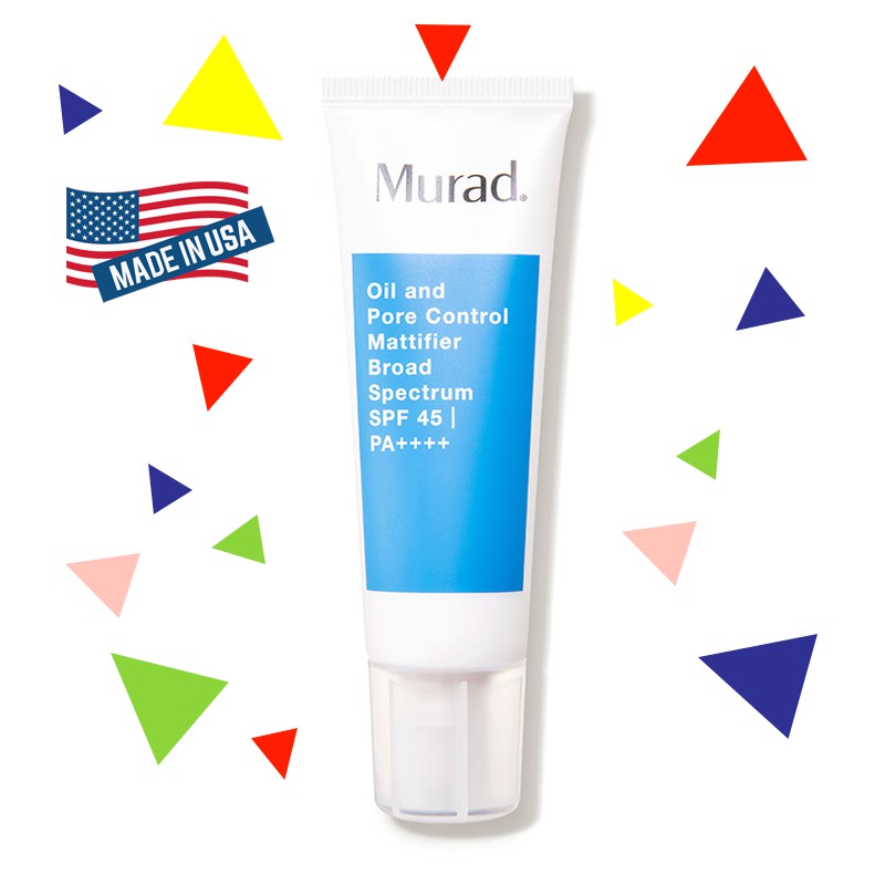 [Unbox/ Fullbox] Kem dưỡng kiềm dầu và chống nắng Murad Oil and Pore Control Mattifier Broad Spectrum SPF 45 PA++++ 50ml