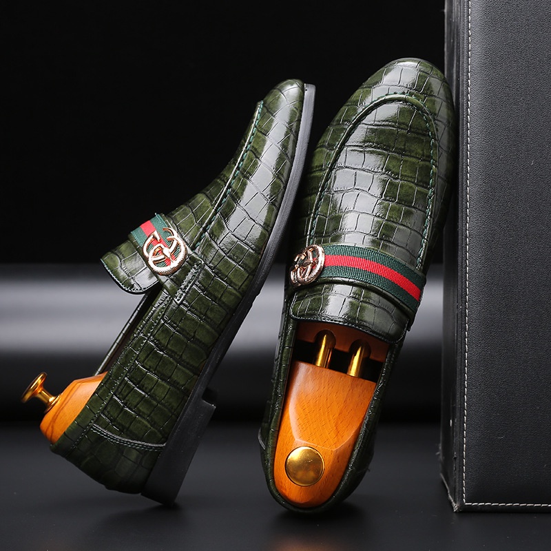 Giày Da Nam Mũi Nhọn Phong Cách Doanh Nhân Size 38-48