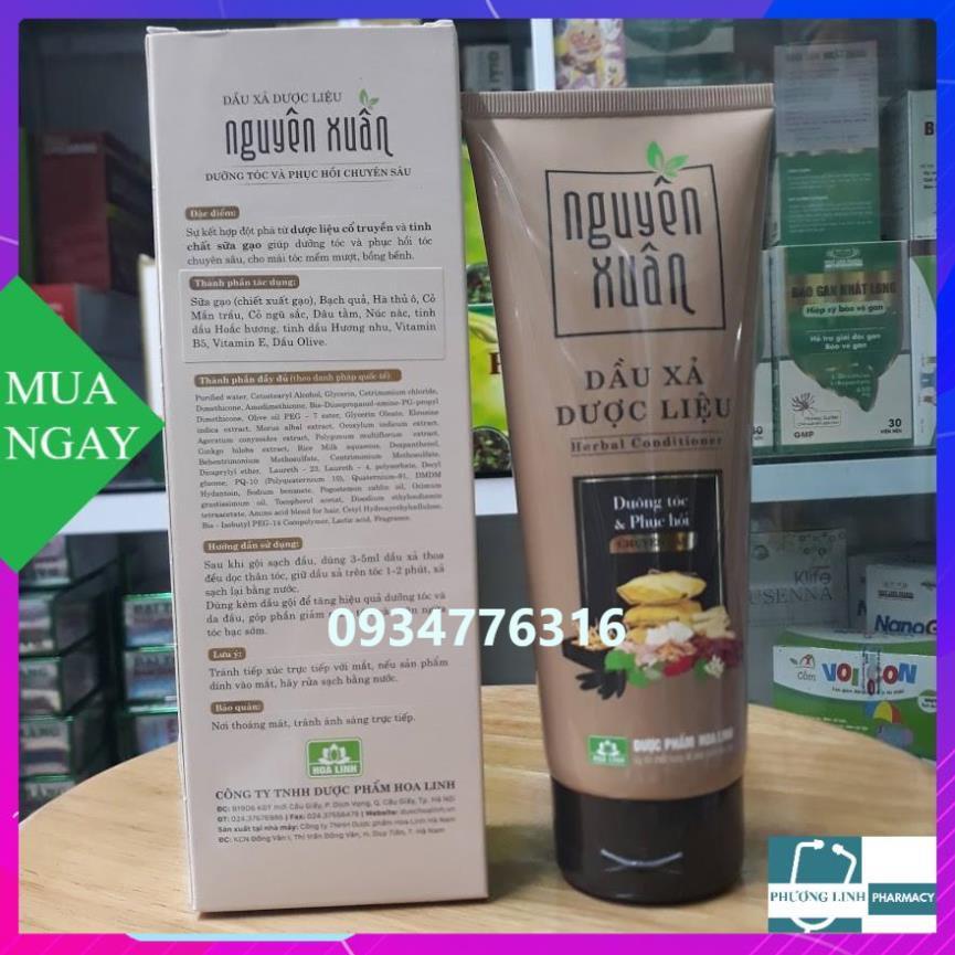 Dầu xả dược liệu Nguyên Xuân tuýp 150ml Dưỡng Tóc và Phục Hồi Chuyên Sâu