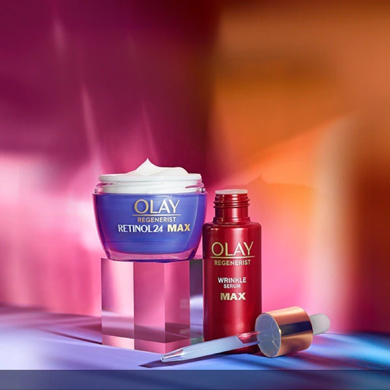 Kem dưỡng Olay Retinol 24 Max Night Hydrating Moisturizer Fragrance Free 48g - Kem chống lão hóa Olay