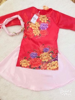 Áo dài phi lụa siêu sang chảnh