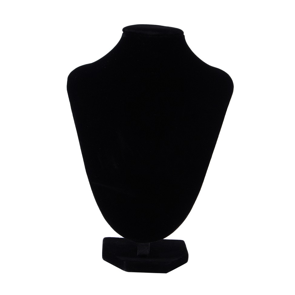 Giá đỡ trưng bày trang sức hình người màu đen 22*15