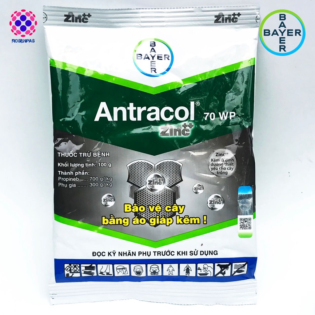 Thuốc trừ bệnh ANTRACOL 70WP - 100g