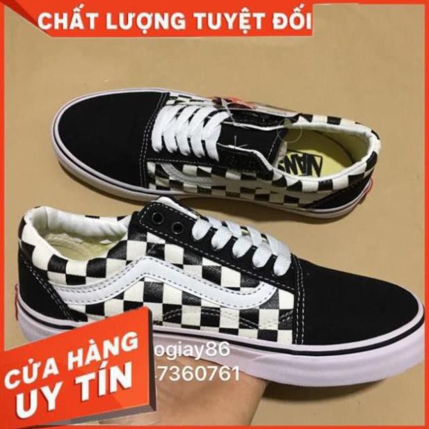 [Hàng Sẵn] [SALE SỐC] Giày vans old caro chất đẹp 36->43 2020 Cao Cấp [ SL  ib ] 👟 :)) , $