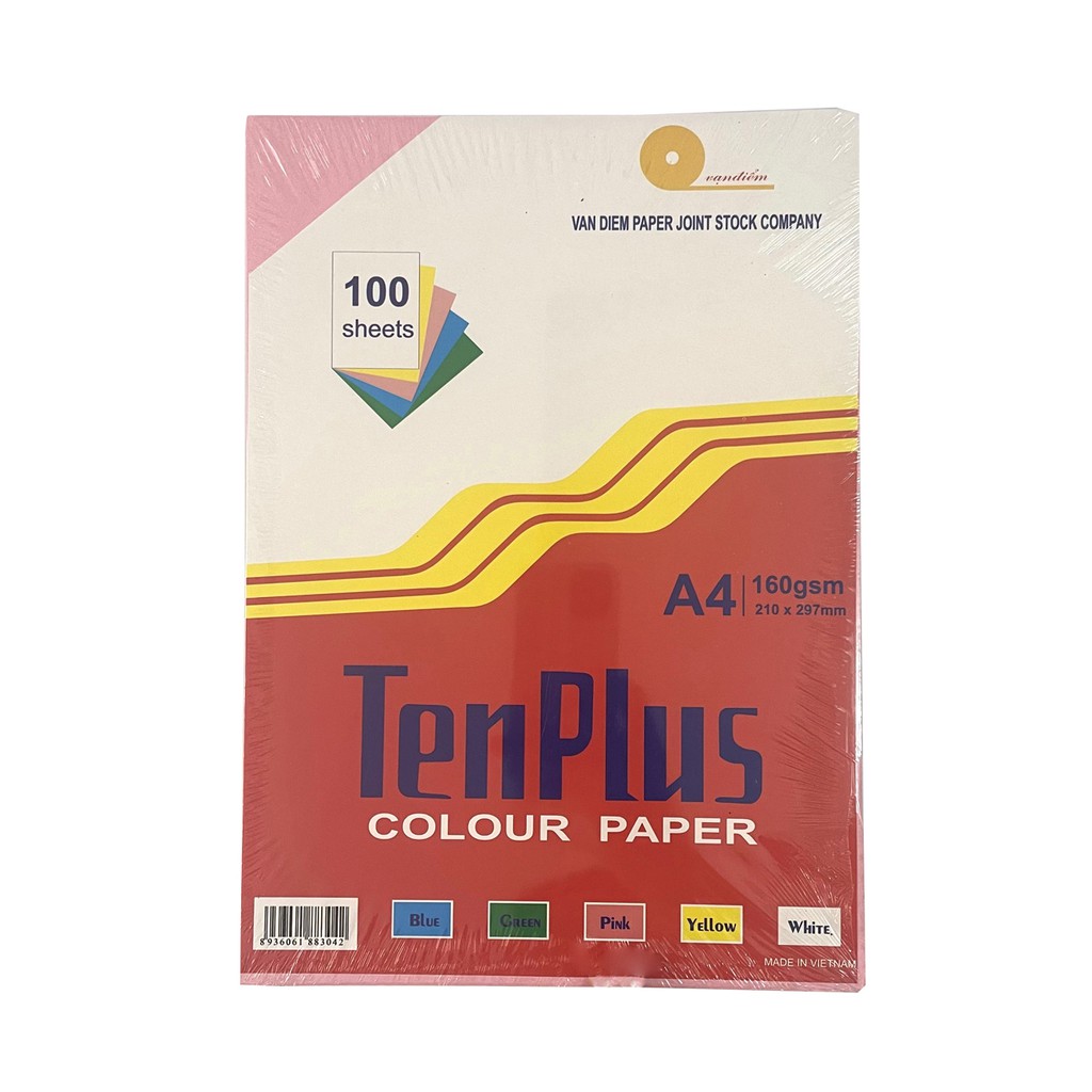 Bìa thái A4 cứng đóng tài liệu dày 180gsm xấp100 tờ THIỆN PHƯỚC