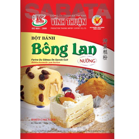 Bột bánh bông lan nướng Vĩnh Thuận 400g