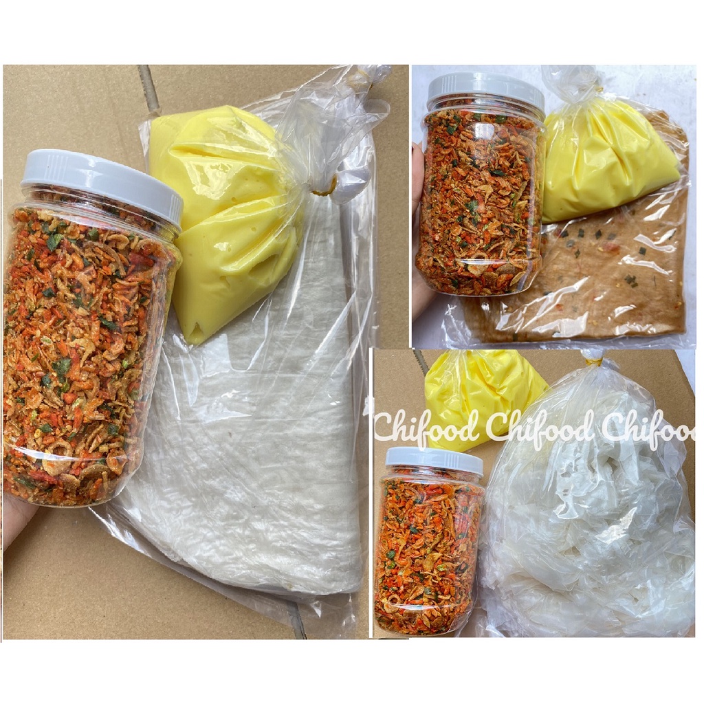 Combo bánh tráng bơ muối hành phi 500G bánh phơi sương dẻo muối tôm hành thơm ngon số 1