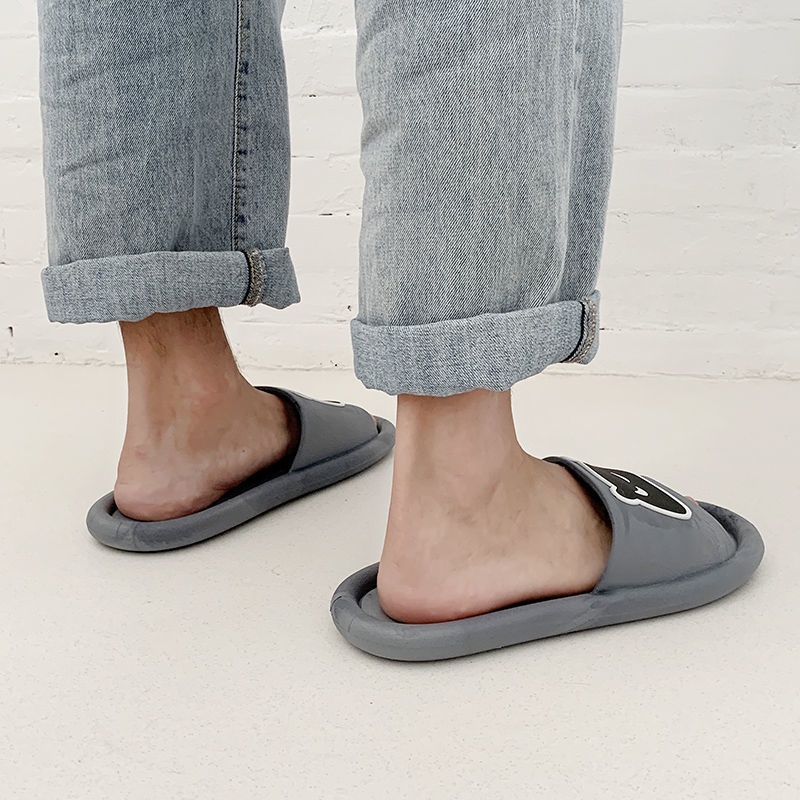 Dép quai ngang đế dày chống trượt phong cách mùa hè Hàn Quốc trẻ trung cho nam và nữ