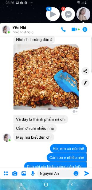 Combo 500g mix+ 500g Yến mạch làm granola