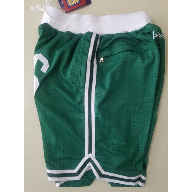 Quần Short Bóng Rổ Boston Celtics Phối Túi Thêu Họa Tiết Cá Tính Cho Nam
