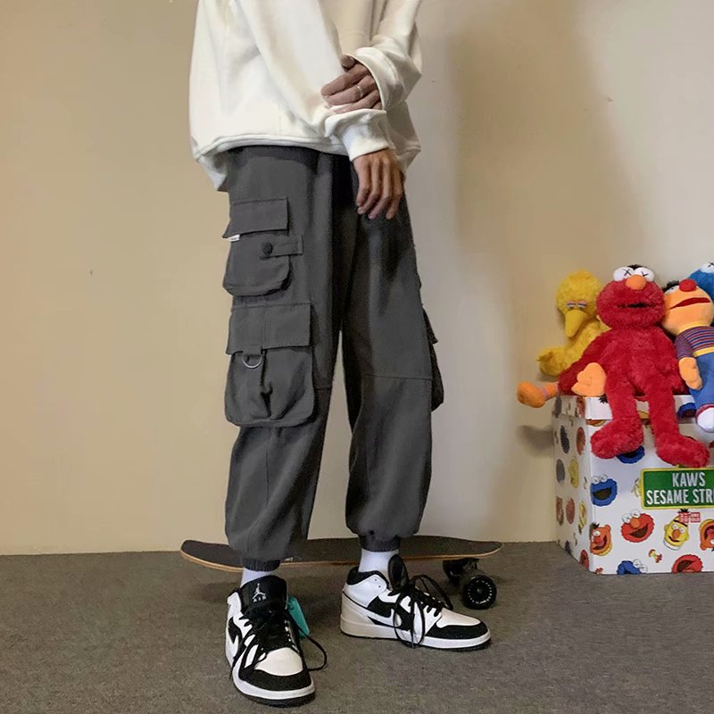 Quần Dài Thể Thao Nhiều Túi Phong Cách Nhật Bản Cho Nam (S-3Xl)