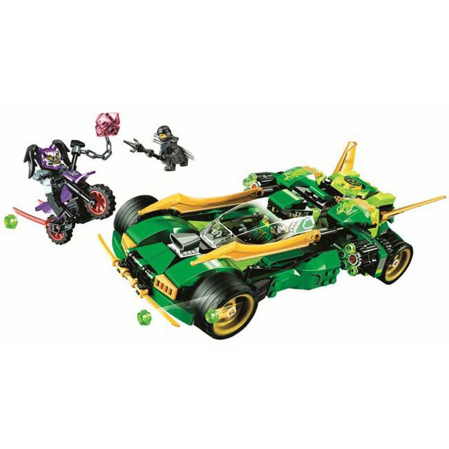 Lắp ráp Ninja xe đua bóng đêm 98294 Violet Lloyd Nya