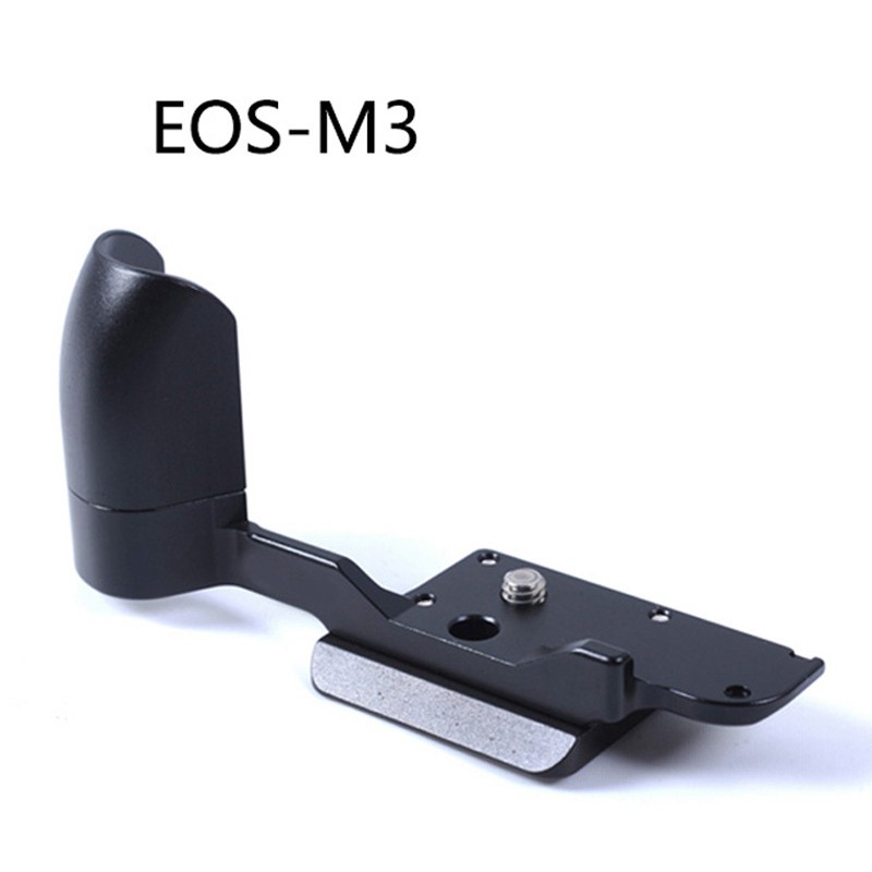 Vertical Quick Release L Plate Bracket Holder Hand Grip for Canon EOSM3 Arca-Swiss RRS Compatible