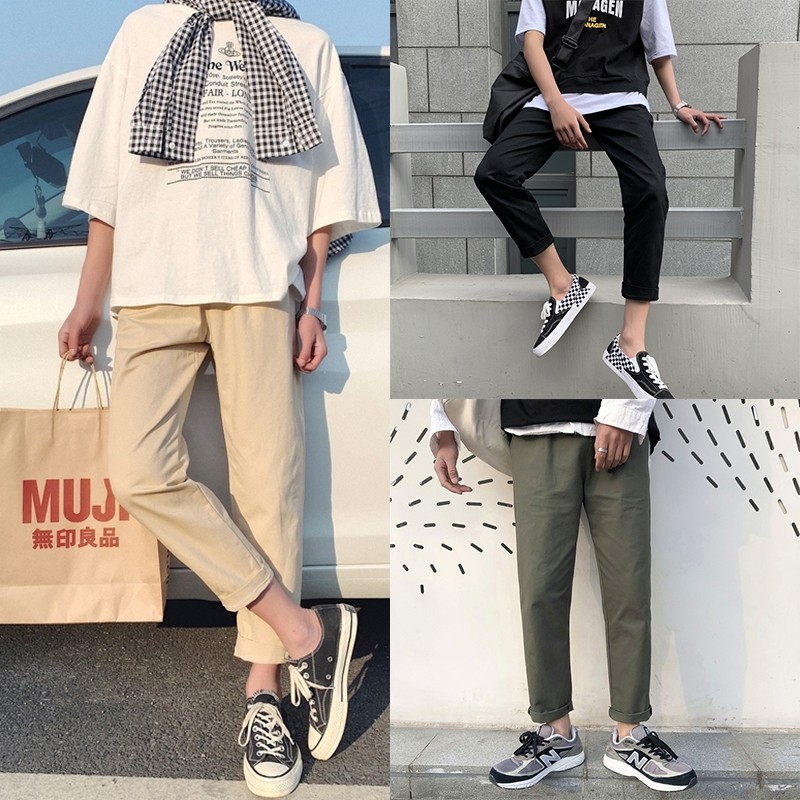 【Mã  FashionSTSTERER  Fun 1k và Single 99k】Men's pants big size/Men's wide form pants/orean Men's Casual Pant/Men's jogger pant | BigBuy360 - bigbuy360.vn