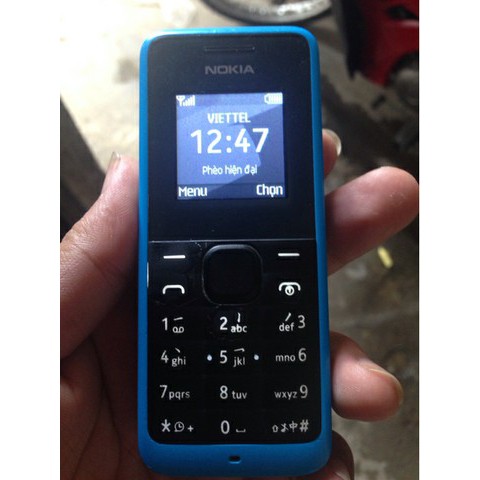 Điện thoại Nokia 105 chính hãng Loại 1 main zin có pin và sạc Bảo hành 6 tháng