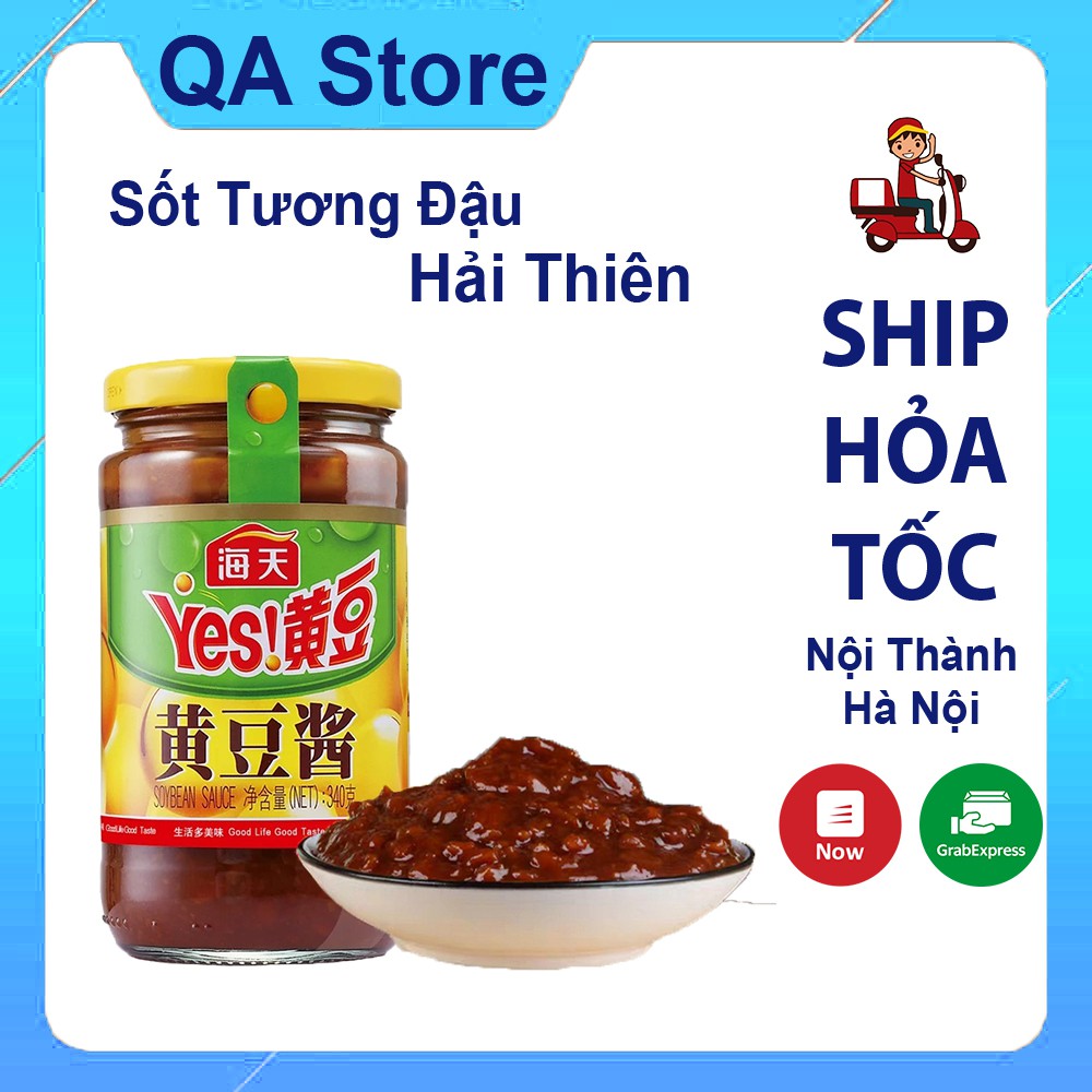 Sốt tương đậu nành Hải Thiên 340ml - gia vị tẩm ướp trung quốc