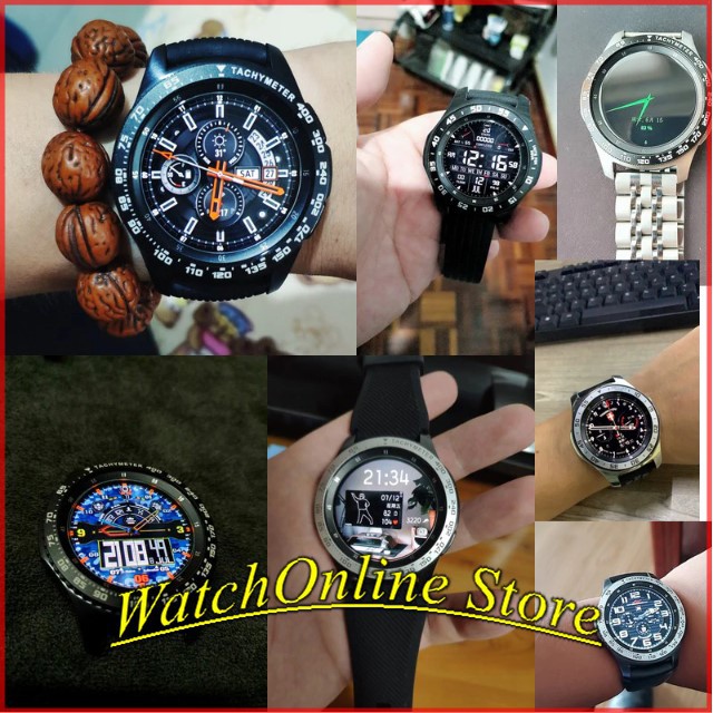 Vòng benzel bảo vệ đồng hồ Samsung Gear S3/ Watch GT2 46mm