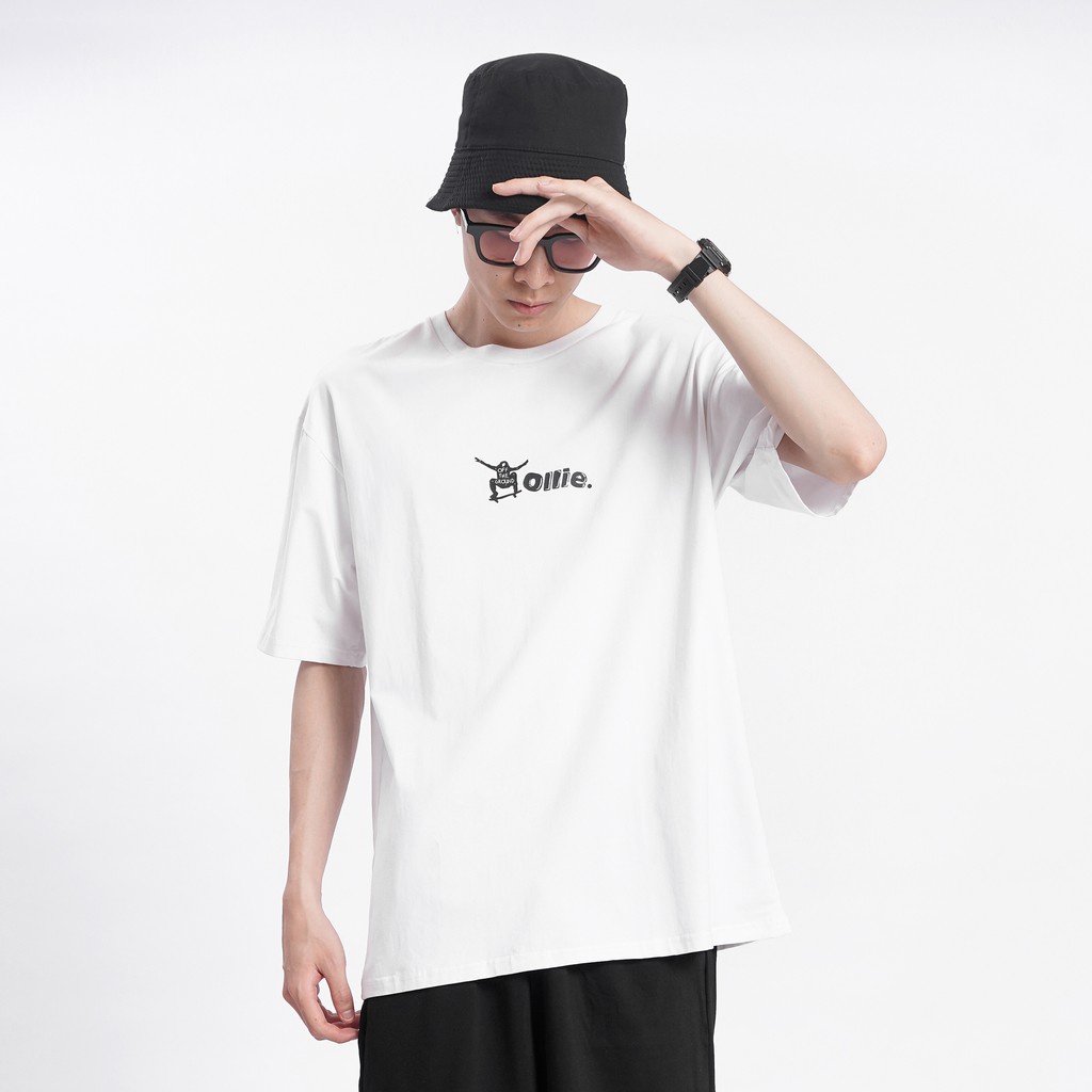 Áo thun SPACE MAN Unisex Basic Tee mùa hè phông trơn nam nữ tay lỡ oversize form rộng | WebRaoVat - webraovat.net.vn