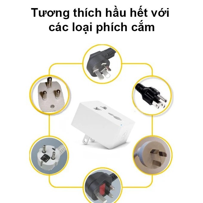 Ổ cắm điện thông minh, Bật tắt từ xa bằng điện thoại, Điều khiển trạng thái bằng giọng nói