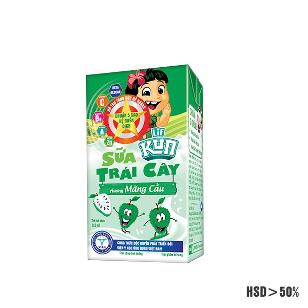 KUN Sữa trái cây mãng cầu 110ml