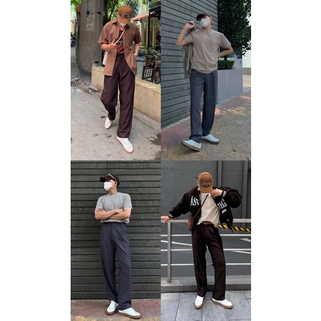 SIAM ÂU ỐNG SUÔNG MÀU SOCOLA và XÁM THAN CỰC TÔN DÁNG CHO ANH EM