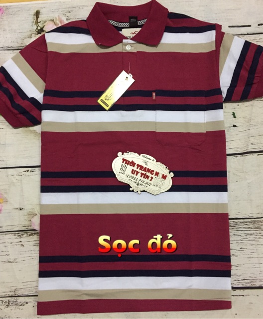 [HÌNH THẬT + CLIP] ÁO THUN NAM SỌC VẢI ĐẸP 45KG-85KG | BigBuy360 - bigbuy360.vn