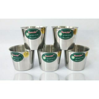 LY INOX 8CM-9CM-LY INOX KHÔNG NẮP ĐẬY-LY ĐÔNG ĐÁ-