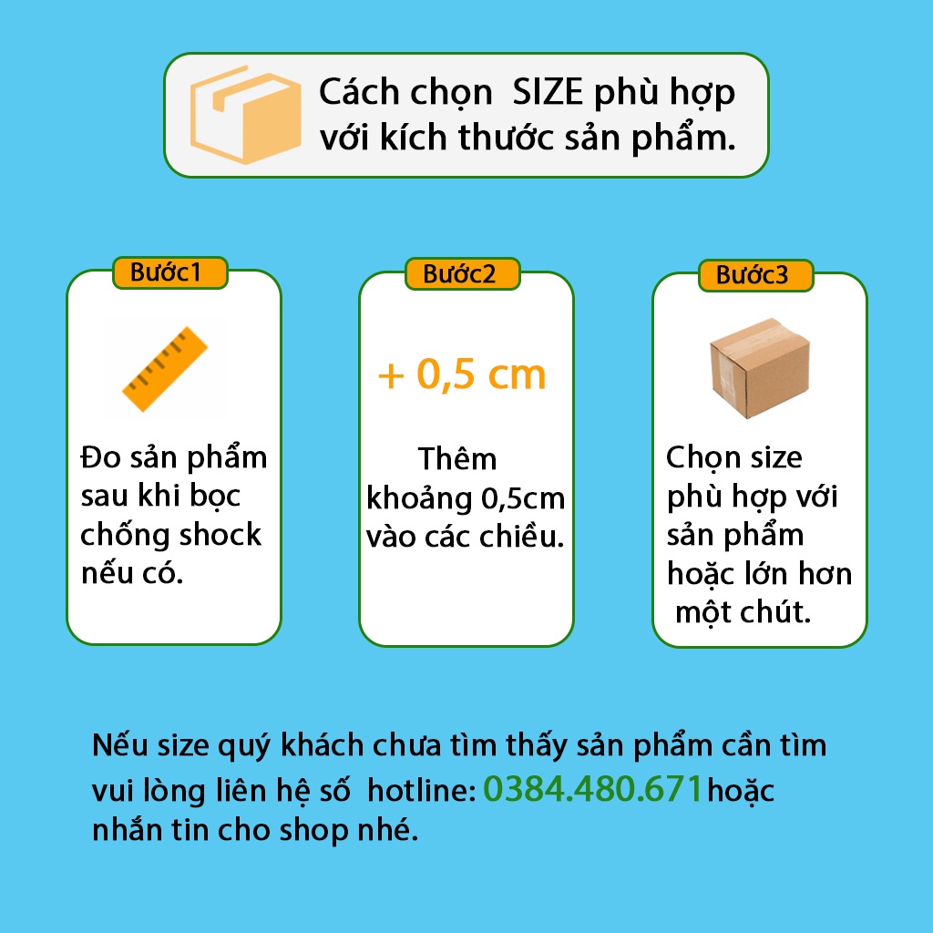 Hộp carton gói hàng, đóng hàng 20x20x10. COMBO 1000 hộp