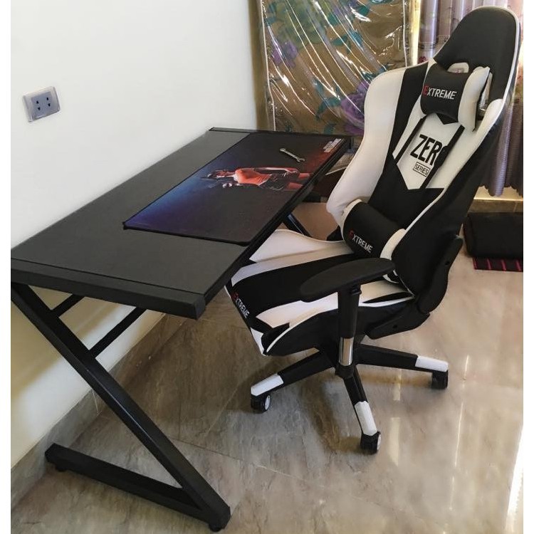 Bàn Làm Việc Chân Chữ U,K,Z Mặt Gỗ MFC Màu Trắng Size 120x60 Cao 75cm | BigBuy360 - bigbuy360.vn